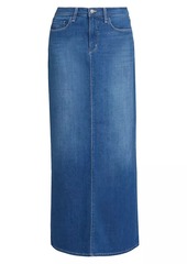 L'Agence Miriam Denim Maxi Skirt