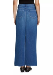 L'Agence Miriam Denim Maxi Skirt