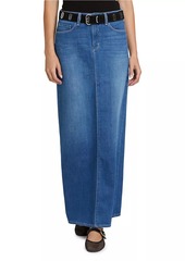 L'Agence Miriam Denim Maxi Skirt