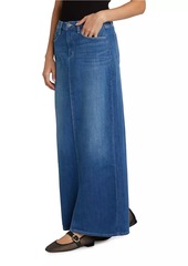 L'Agence Miriam Denim Maxi Skirt