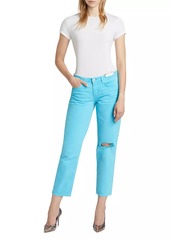 L'Agence Nevia Low-Rise Slouch Straight Jeans