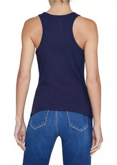 L'Agence Nia Rib-Knit Tank Top