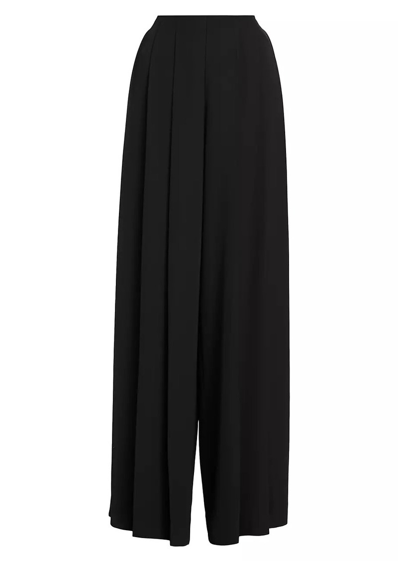 L'Agence Nova Pleat Straight-Leg Pants