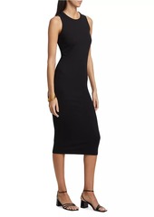 L'Agence Nura Racerback Knit Midi-Dress