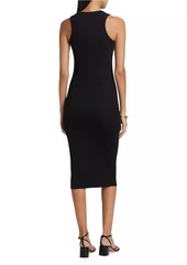 L'Agence Nura Racerback Knit Midi-Dress