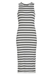 L'Agence Nura Striped Racerback Midi-Dress