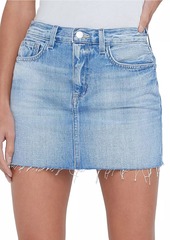 L'Agence Paris Denim Micro Miniskirt