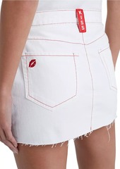 L'Agence Paris Micro Denim Miniskirt