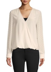 L'Agence Perry Wrap Blouse