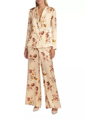 L'Agence Pilar Floral Wide-Leg Pants