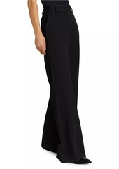 L'Agence Pilar Mid-Rise Flare Trousers