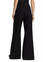 L'Agence Pilar Mid-Rise Flare Trousers