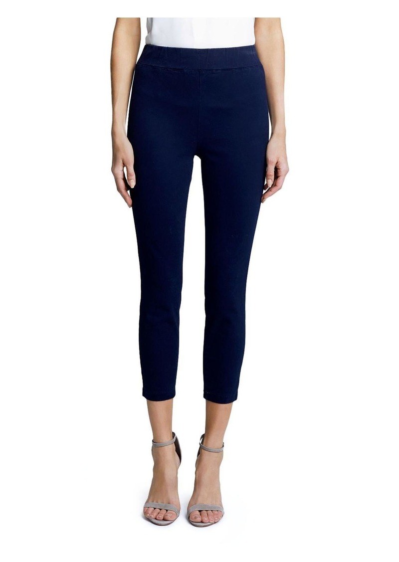 L'Agence Rosalie Womens High Rise Stretch Crop Leggings