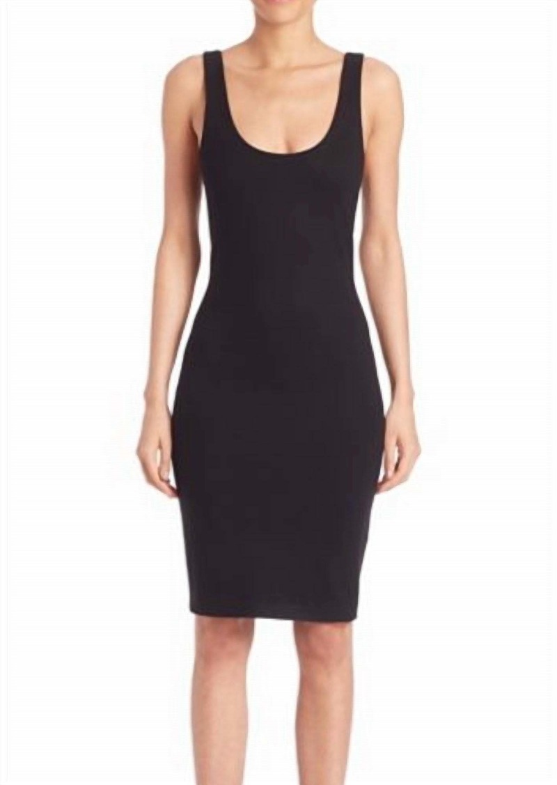 L'Agence Roxanne Tank Dress In Black