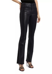 L'Agence Ruth Coated High-Rise Straight Jeans