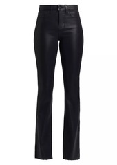 L'Agence Ruth Coated High-Rise Straight Jeans