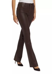 L'Agence Ruth Coated High-Rise Straight Jeans