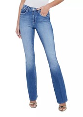 L'Agence Selma Cotton Denim Boot-Cut Jeans