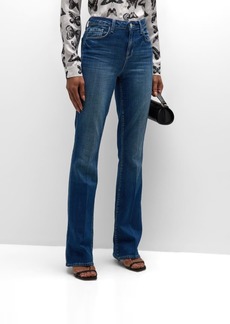 L'Agence Selma High-Rise Sleek Baby Bootcut Jeans
