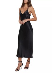 L'Agence Seridine Midi Slip Dress