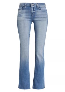 L'Agence Sneeki Low-Rise Straight-Leg Jeans