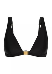 L'Agence Solids Lexie Triangle Bikini Top
