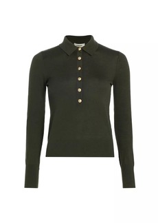 L'Agence Sterling Buttoned Sweater