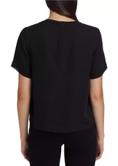 L'Agence Suzette Silk T-Shirt