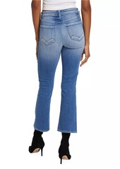 L'Agence Tati Ankle-Crop Boot-Cut Jeans