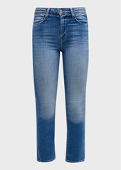 L'Agence Tati High-Rise Crop Micro Bootcut Jeans