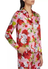 L'Agence Tyler Floral Silk Blouse