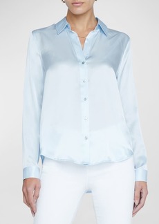 L'Agence Tyler Long-Sleeve Blouse