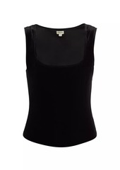 L'Agence Velvet Squareneck Bodysuit