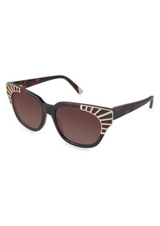 L.A.M.B. 55MM Clubmaster Cat Eye Sunglasses