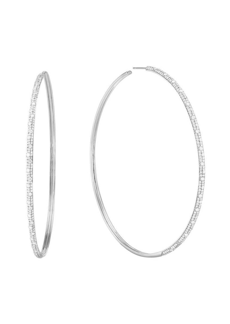 Lana Jewelry 14K 3.04 ct. tw. Diamond Hoops