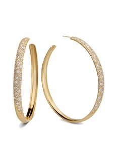Lana Jewelry 14K 4.18 ct. tw. Diamond Cluster Hoops