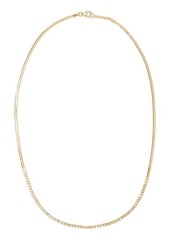 Lana Flawless Liquid Gold Diamond Tennis Necklace in Yellow Gold at Nordstrom