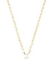 Lana Solo Emerald Cut Diamond Malibu Chain Necklace