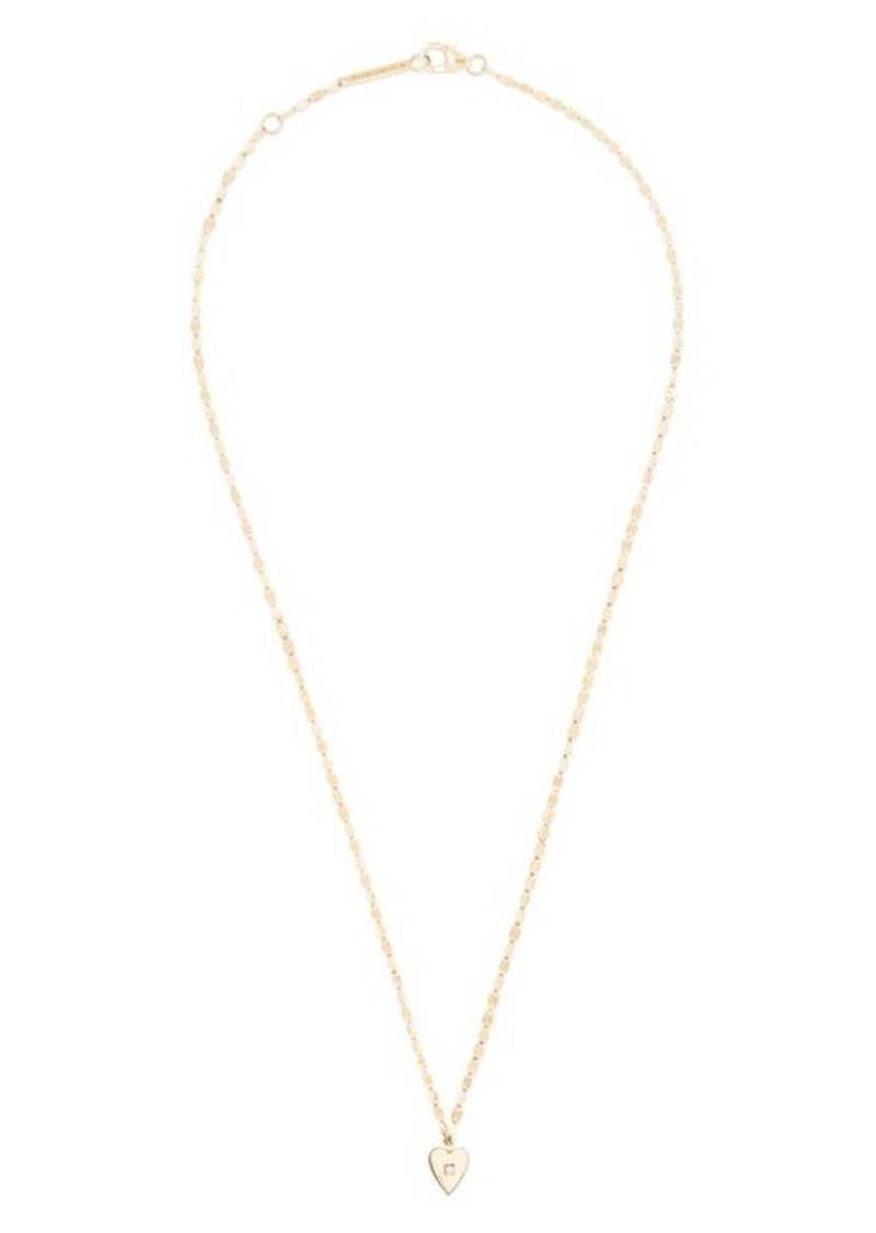 Lana Solo Mini Heart Diamond Pendant Necklace