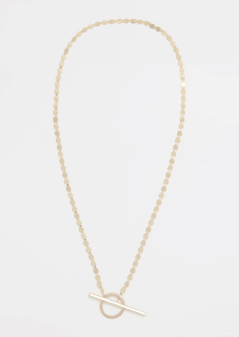 LANA JEWELRY Toggle Nude Chain Necklace