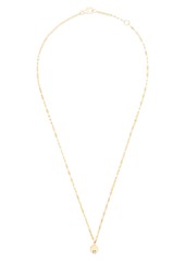 Lana Jewelry Mini Disc Diamond Pendant Necklace in Yg at Nordstrom