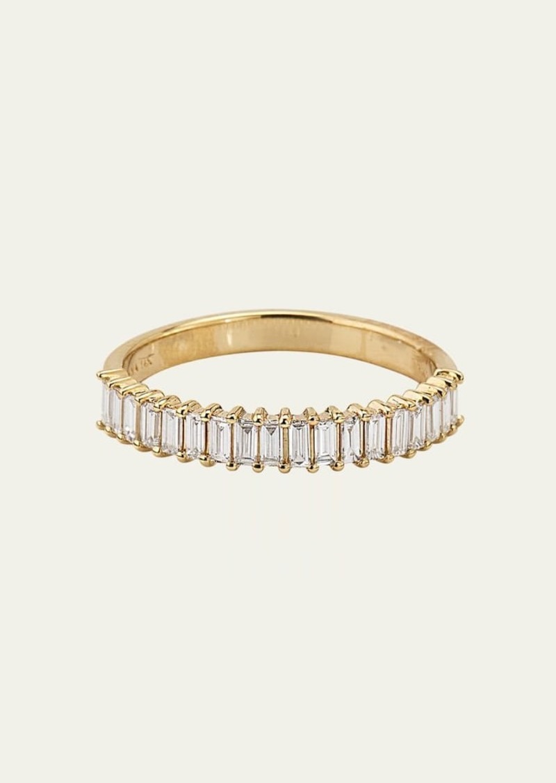 LANA 14K Baguette Diamond Stackable Ring