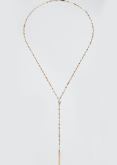 LANA 14k Gold Marquise Diamond Y-Drop Necklace
