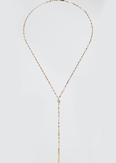LANA 14k Gold Marquise Diamond Y-Drop Necklace