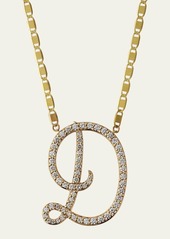 LANA 14k Malibu Diamond Initial Necklace