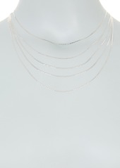 Lana 14K White Gold Layering 5-Strand Necklace at Nordstrom Rack