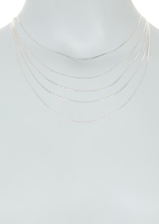 Lana 14K White Gold Layering 5-Strand Necklace at Nordstrom Rack