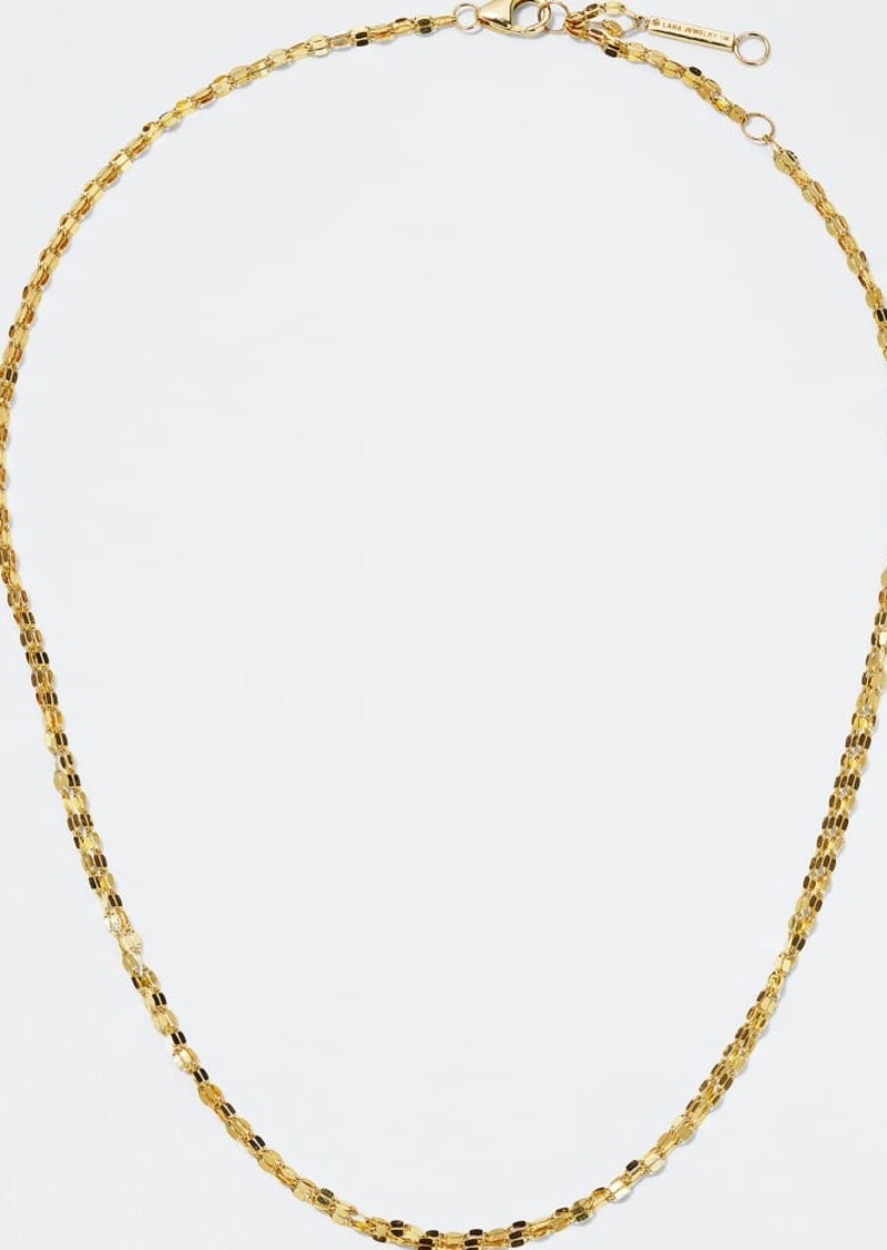 LANA Blake Two-Strand Choker Chain Necklace