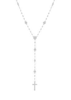 Lana Cross Disc Lariat Necklace