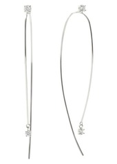 Lana Diamond Wire Hoop Earrings